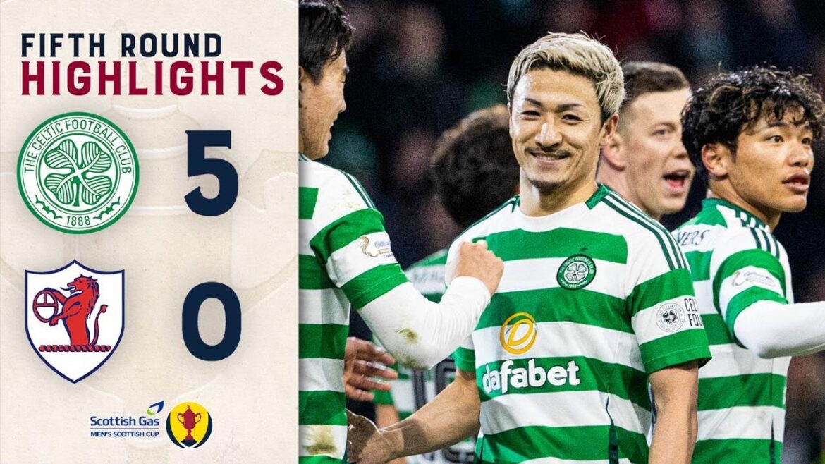 Daizen Maeda Hat-Trick! | Celtic 5-0 Raith Rovers | Scottish Gas Men's Scottish Cup Fifth Round
