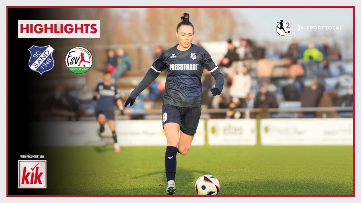 Le sable presse-t-il les invités de Gütersloh dans la bataille de la relégation? | SC Sand contre FSV Gütersloh | 2. FBL