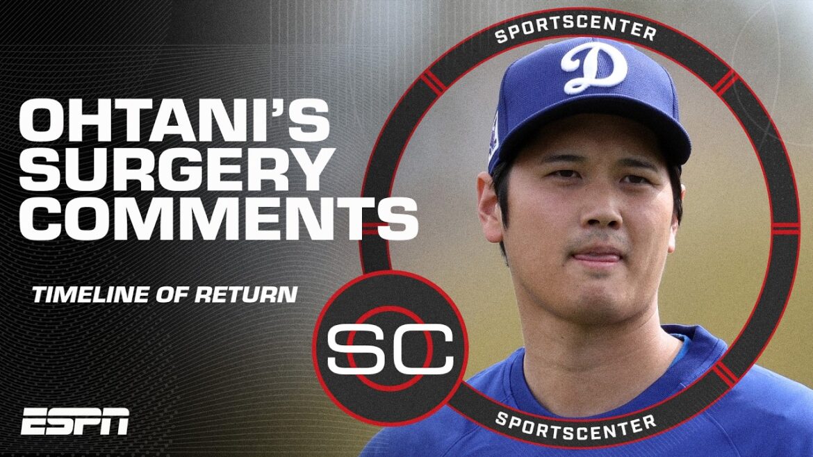 Shohei Ohtani parle d'une chirurgie de l'épaule 👀 détaillant son retour à la rotation des Dodgers | Centre sportif