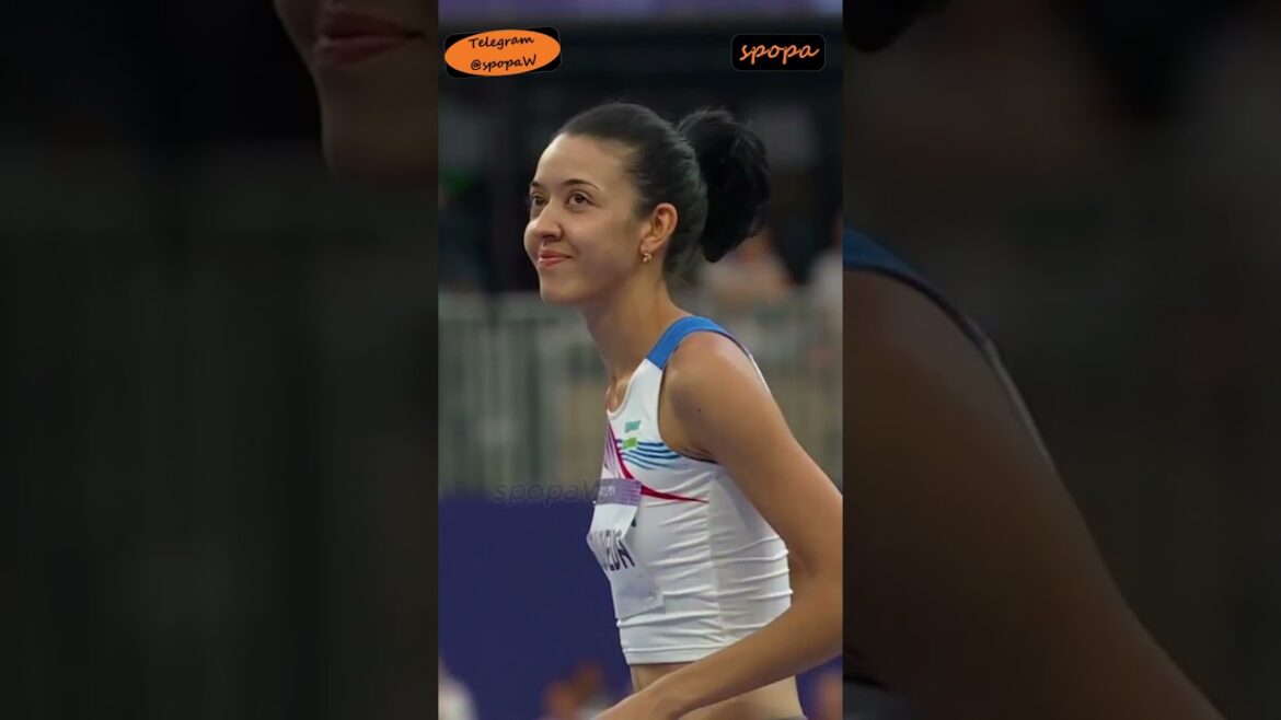 UZ: SAFINA SADULLAYEVA 🇺🇿❤️❤️ #Final #HighJump #SportsShorts #OLYmpics #Spopaw