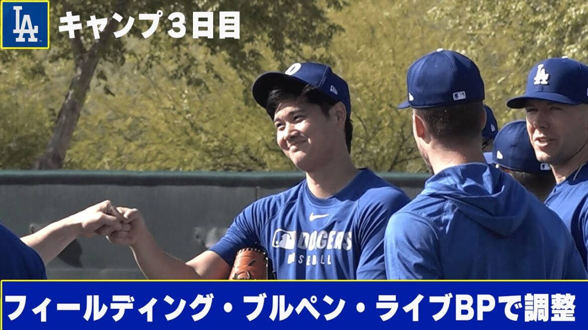 Otani Shohei, Yamamoto Yunobu et Sasaki Roki ajustez avec Fielding, Bullpen, BP en direct et chaque menu