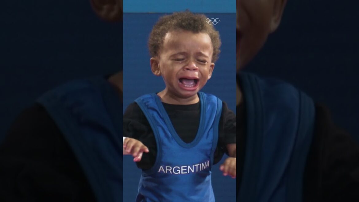 Surcharge de gentillesse 😍 # Olympics #OLYmpicBabies #SportEdit #cute