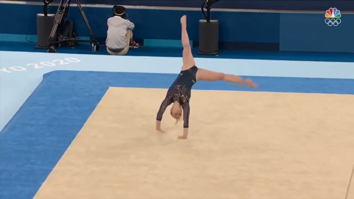 (NBC) Jade Carey FX AA 2020 Olympics