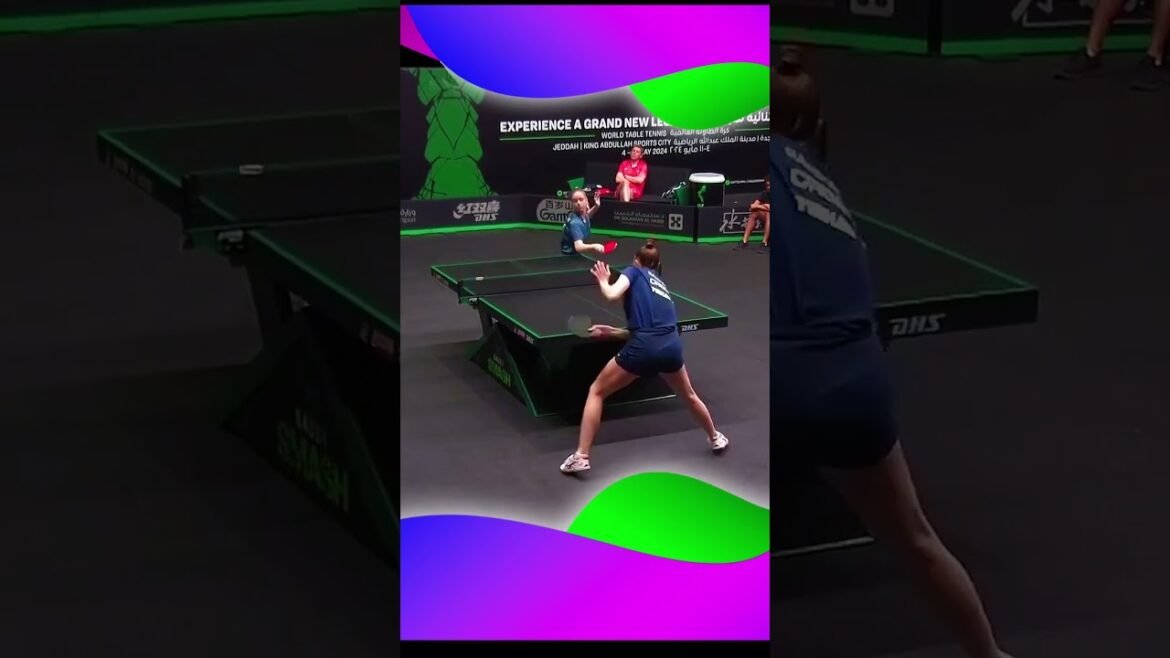 Coup droit à la tête directe # 탁구 # zhuoqiu # pingpong #tabletennis #sports #shorts