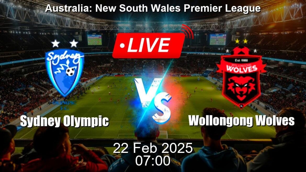 🔴 Live: Sydney Olympic vs Wollongong Wolves - Score en direct aujourd'hui