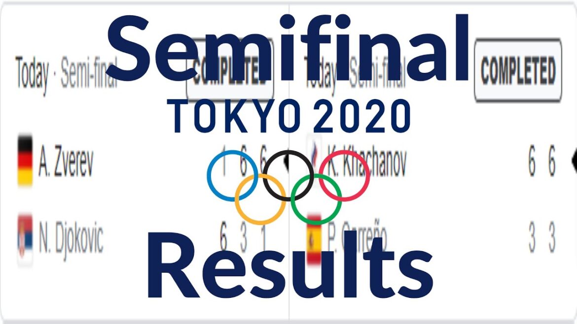 Résultats en demi-finale / tennis / simple masculin / Olympiques de Tokyo 2020/2021 (été)