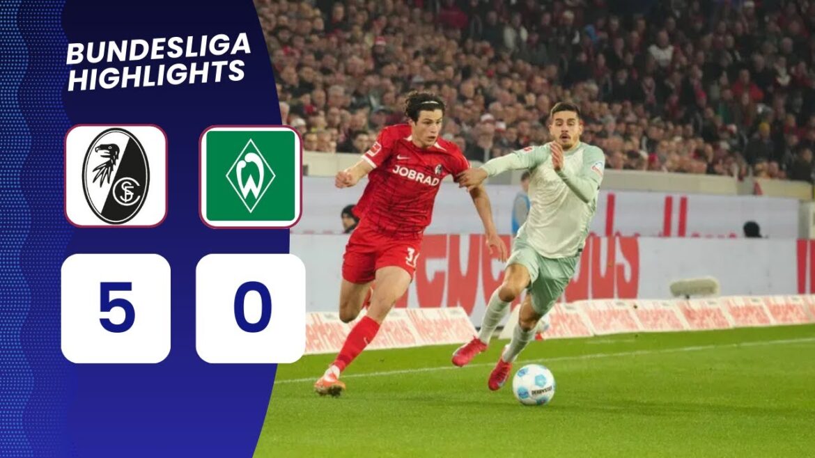 SC Freiburg - Werder Brême | 5-0 | Faits saillants | Bundesliga 2024-25 | Freiburg Brême