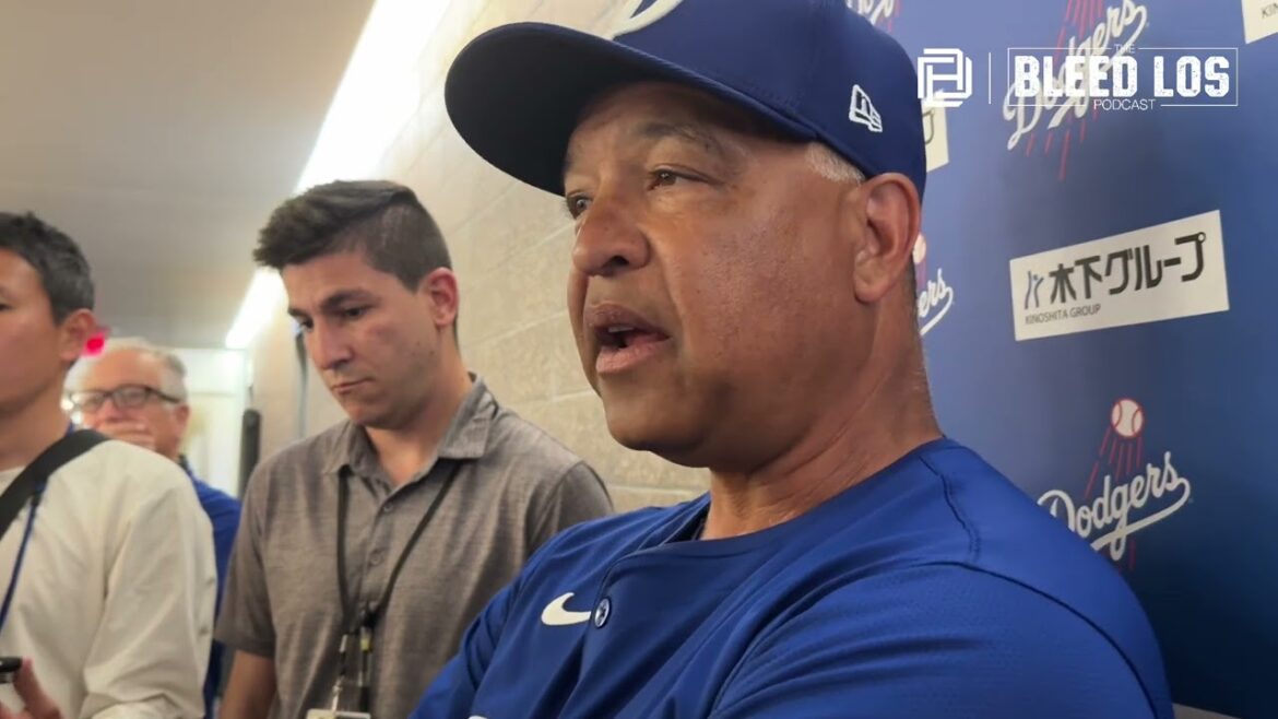 Les Dodgers Dave Roberts discutent de l'enclos des releveurs Shohei Ohtani aujourd'hui, la vitesse, le mélange de hauteurs et plus