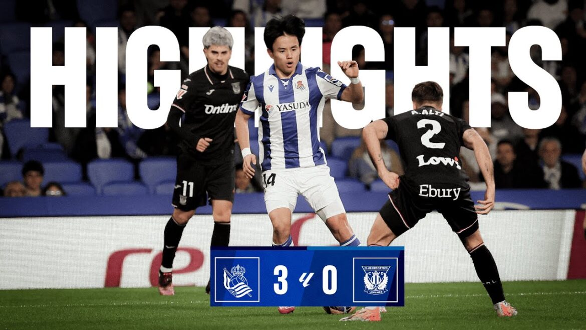 Faits saillants | Laliga 24-25 | J25 | Real Sociedad 3 - 0 CD Leganés