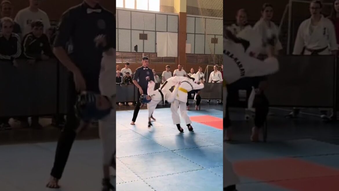 Regardons-nous Karate Kid? 🫣😮📹: @ Crina.sts #OLYmpics #Karate #Kid