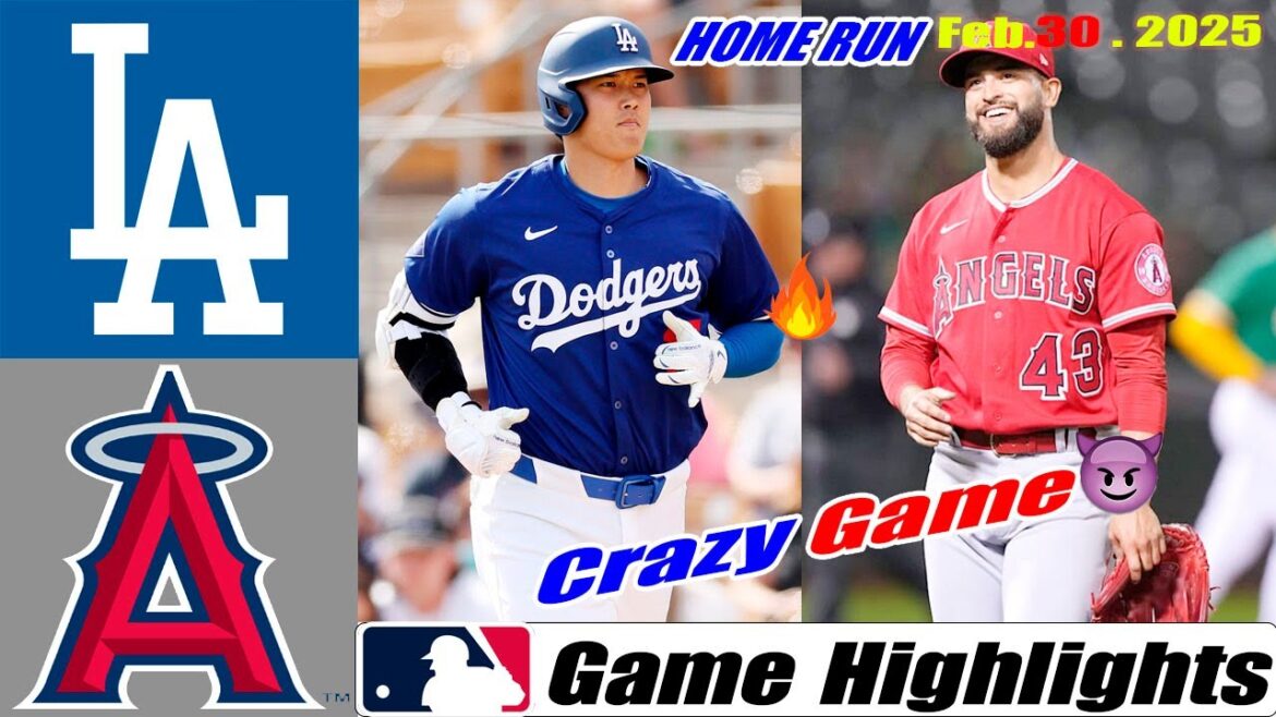Los Angeles Angels Vs. Los Angeles Dodgers Full Faits Faits saillants | Formation MLB printemps 2025