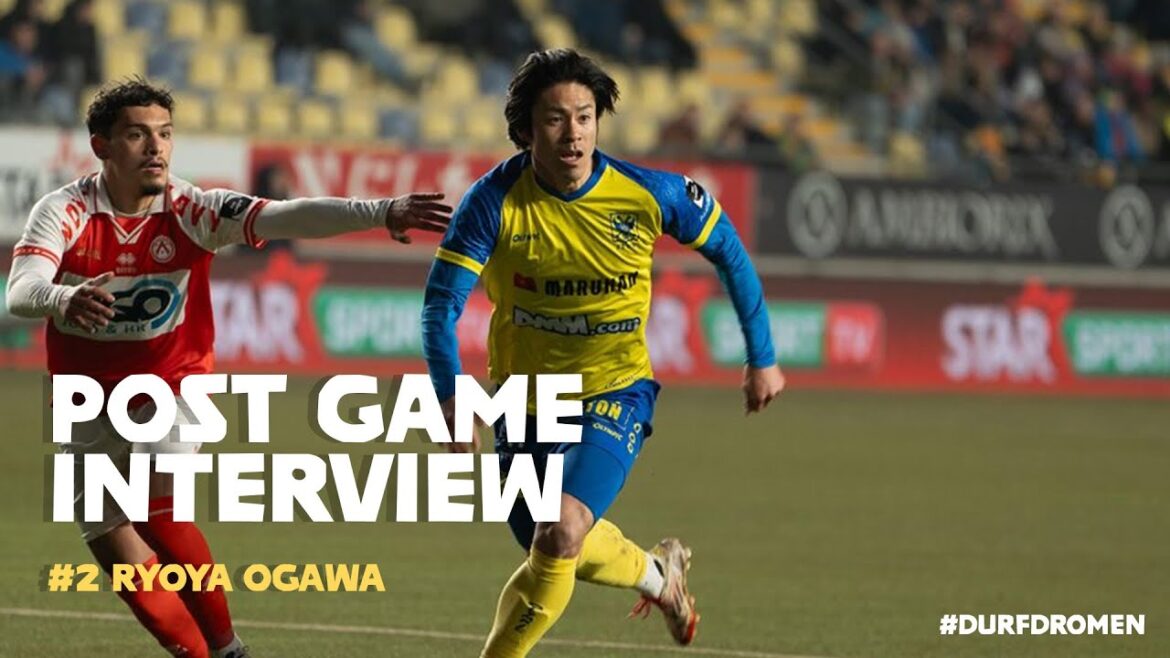 [Sint Troyden]Entretien d'après-match d'Ogawa Ryoya (match 28 contre Colt Lake)