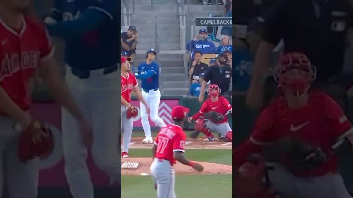 MLB: Shohei Ohtani HR lors de l'entraînement au premier printemps au bâton!