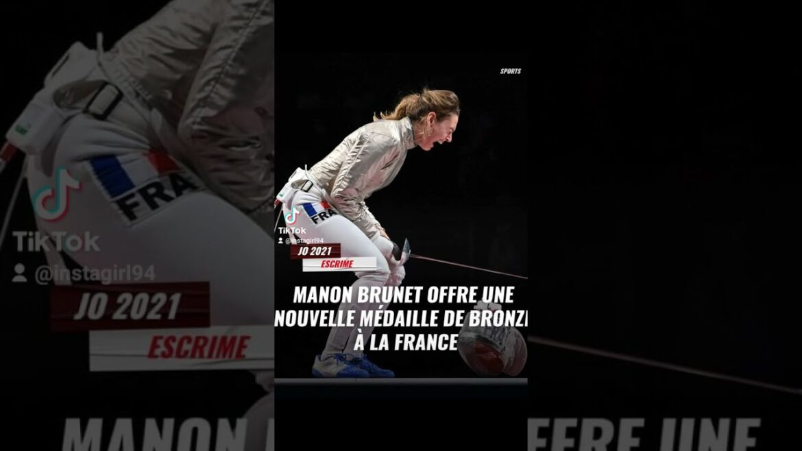 Manon brunet offre une nouvelle médaille de bronze à la France #shorts Manon brunet offre une nouvelle médaille de bronze à la France #shorts