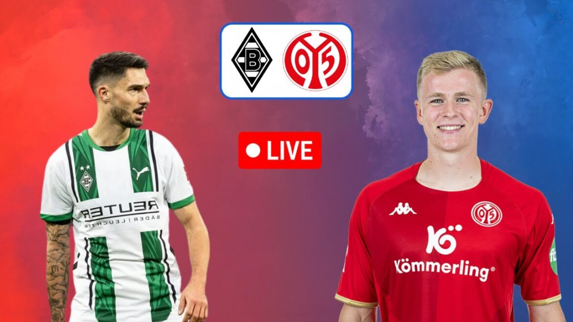 B. Monchengladbach vs Mainz 🔴Bundliga - Watch Party