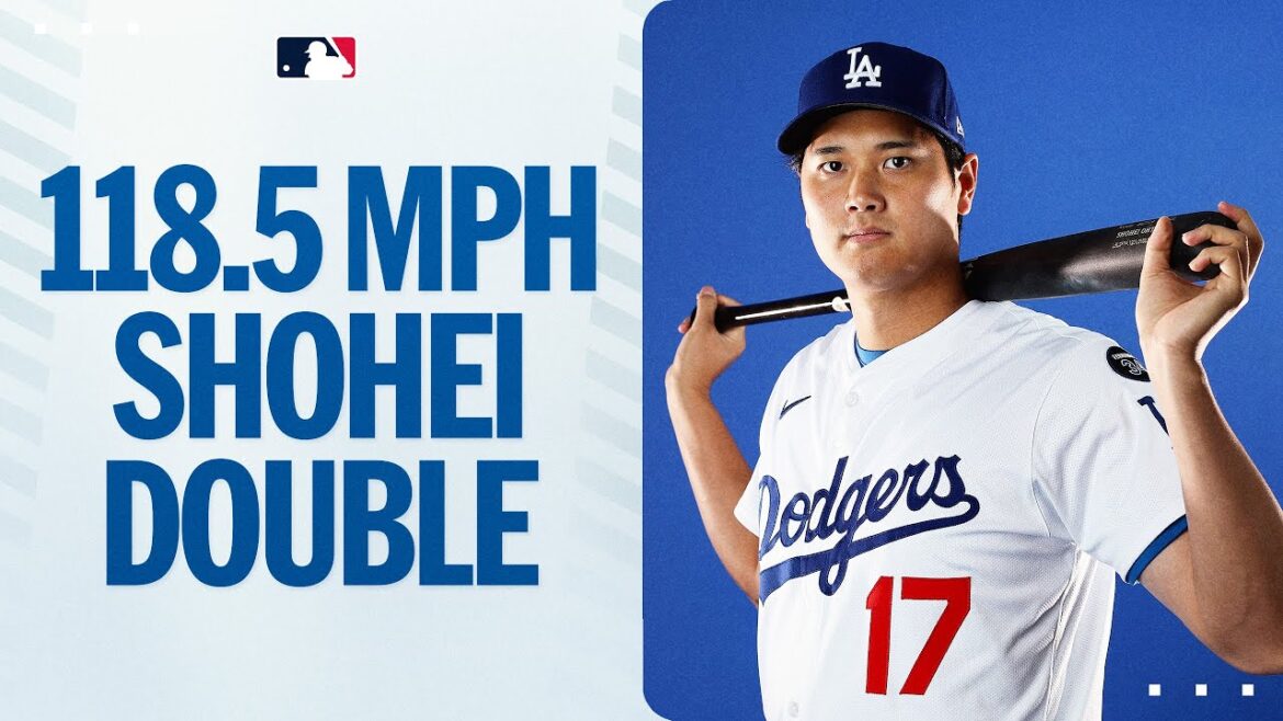 Shohei Ohtani frappe un double de 118,5 mph!