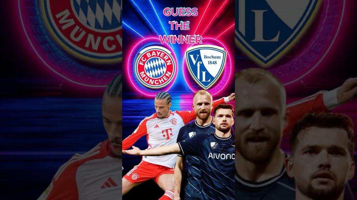 Bavaria Munich Vfl Bochum Bundesliga Clash! 🏆🔥