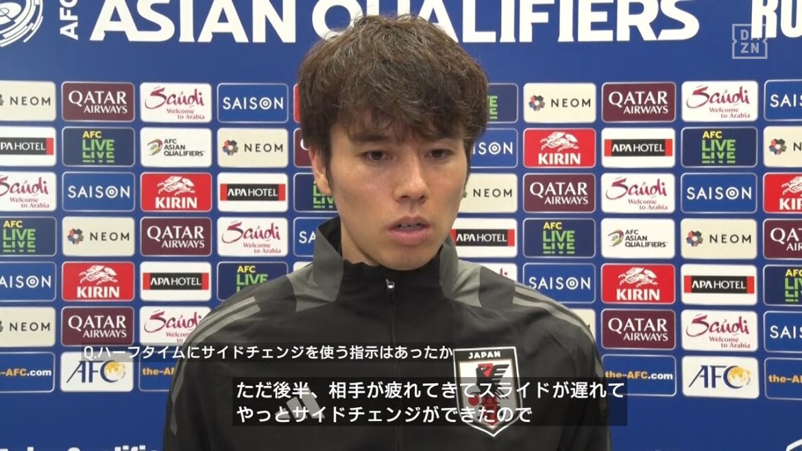 [Tanaka Aoi | Commentaires après le match]"En première mi-temps, l'adversaire a été épuisé et le résultat a été un bon moyen de la seconde moitié" |