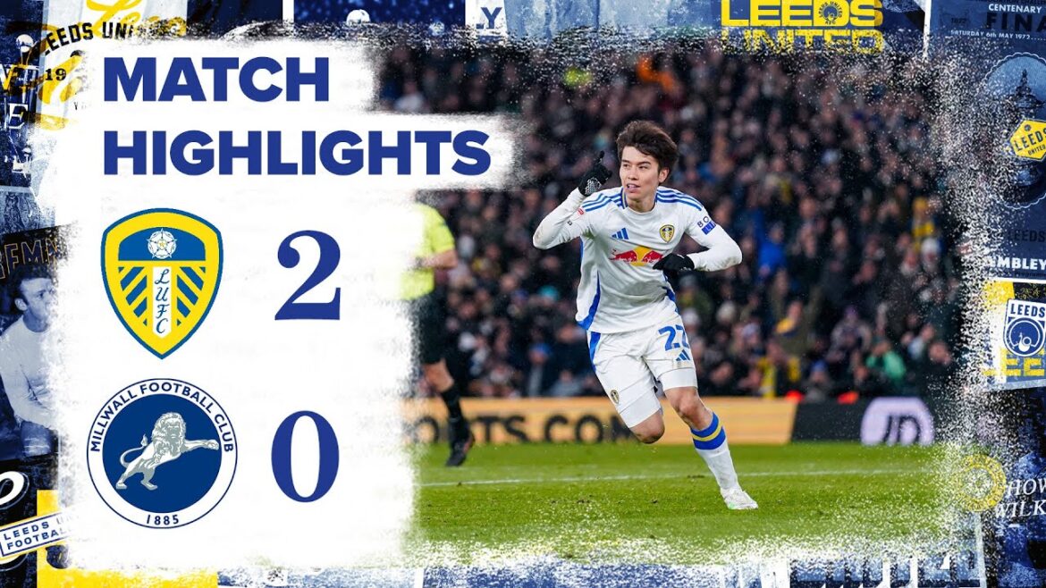 Faits saillants | Leeds United 2-0 Millwall | Ao Tanaka Strike SEALS GAGNE!