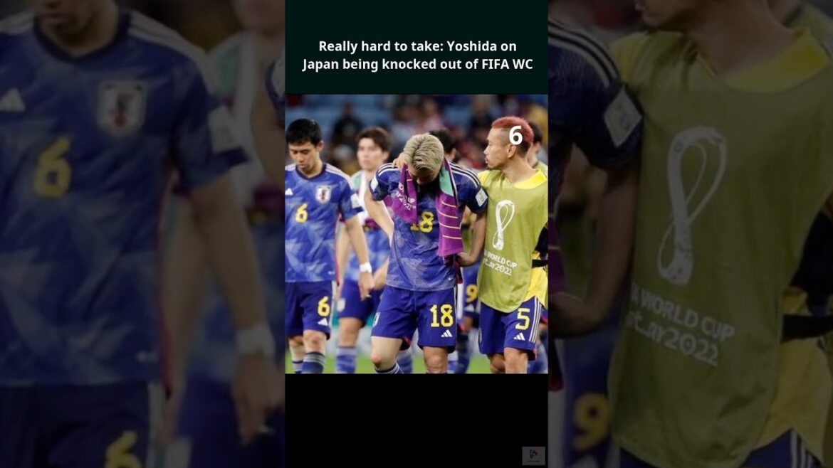 Vraiment difficile à prendre: Yoshida sur le Japon est éliminé de la FIFA WC