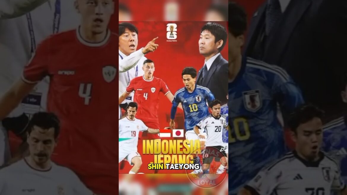 Shin Tae-Yong vs Hajime Moriyasu dans le match Indonesia-Japan #sepakbola #STY #STY MATCH