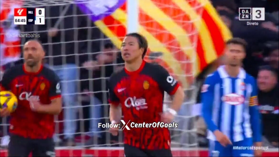 Takuma Asano but | Majorque VS VS Espanyol 1-1 Résumé | Laliga 2024/25