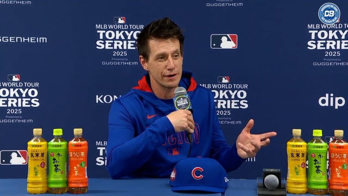 Série Tokyo: Le réalisateur de Chicago Cubs parle d'Imanaga Shota et Suzuki Seiya (Tokyo Series: Cubs Manager partage les détails sur Imanaga et Suzuki)