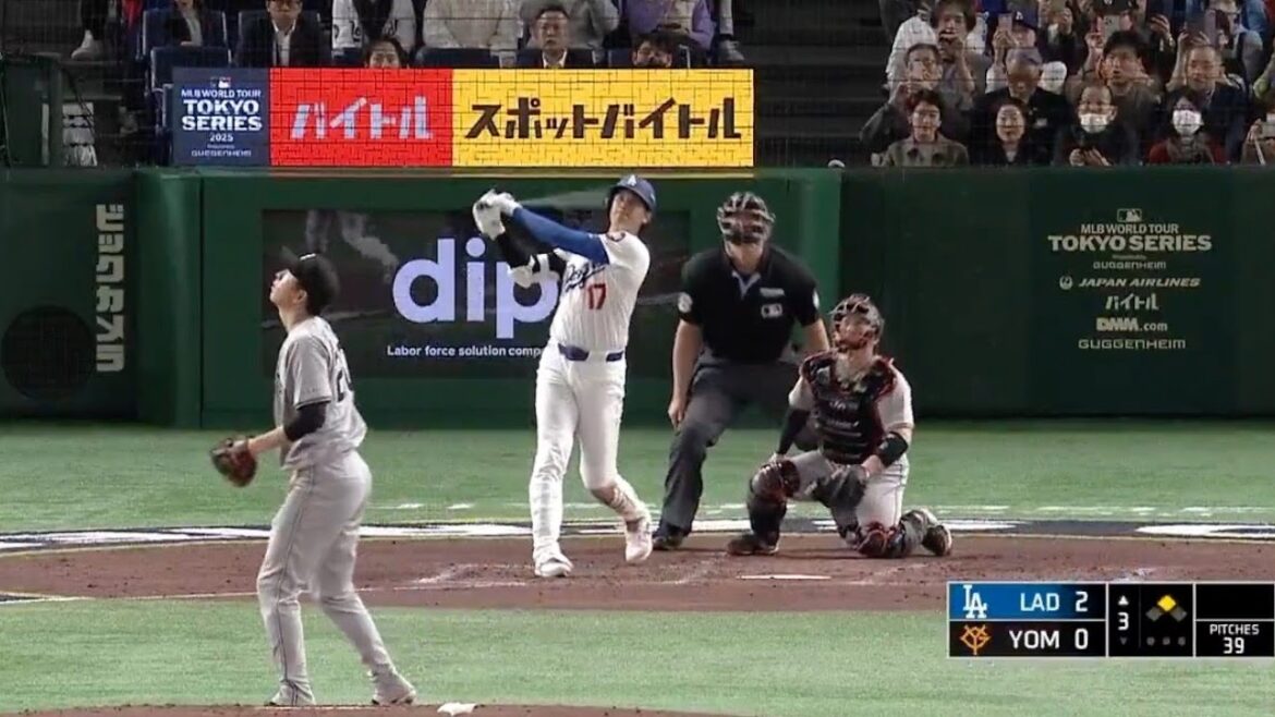 Shohei Ohtani Homers au Japon au Tokyo Dome!