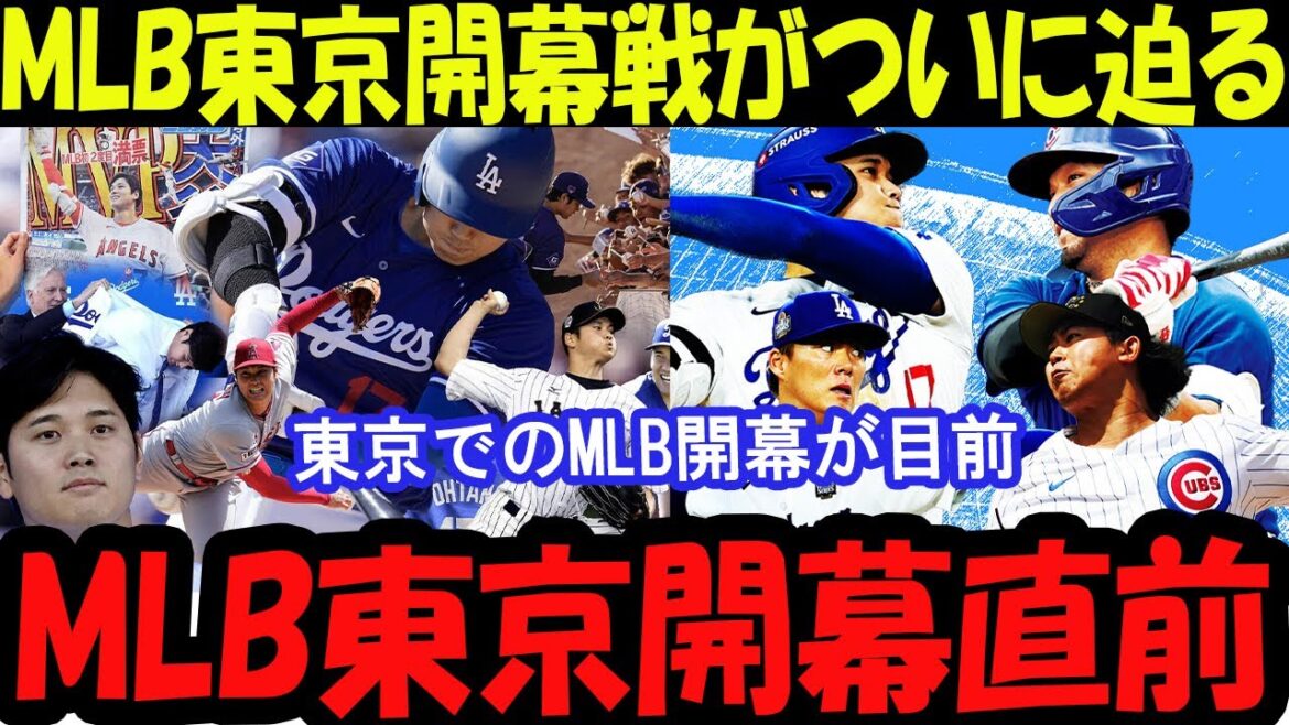 Le match d’ouverture de MLB Tokyo approche enfin! Une explication approfondie des épreuves et des faits saillants les plus chauds! Le match d'ouverture de MLB Tokyo approche enfin! Une explication approfondie des épreuves et des faits saillants les plus chauds!