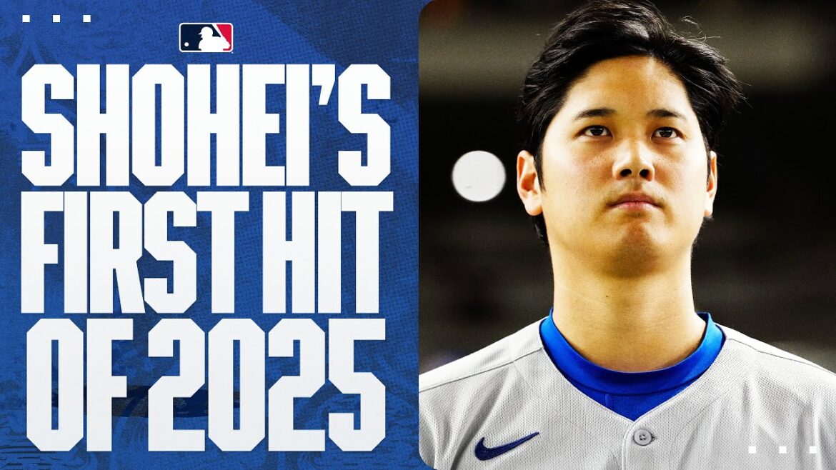 Le premier coup de Shohei Ohtani de la saison 2025!
