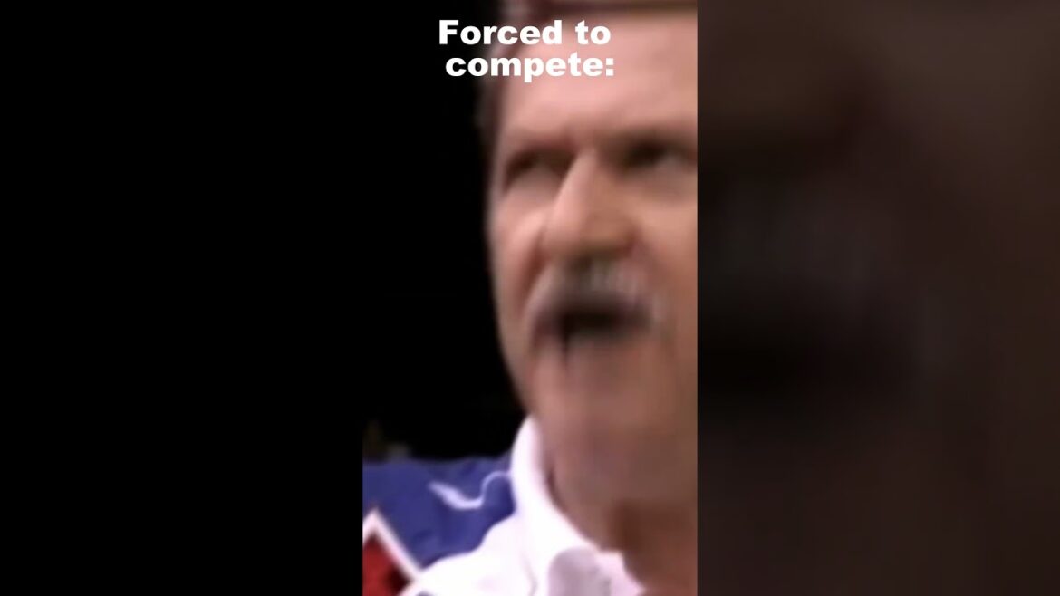 Obligé de rivaliser sur une cheville cassée 😔🏅 #GyMnastics #OLYmpics #TheNvsNow #KerRistrug #SimoneBiles