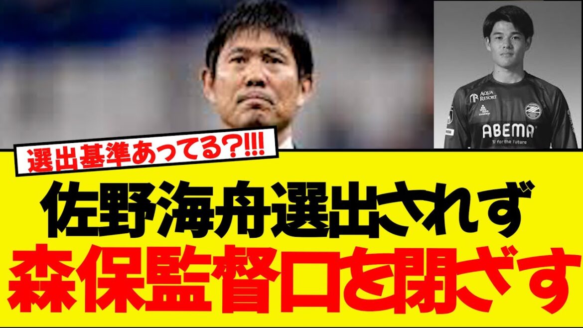 Pourquoi Sano Kaishu n'a-t-il pas été choisi? ! La vérité est ici wwww