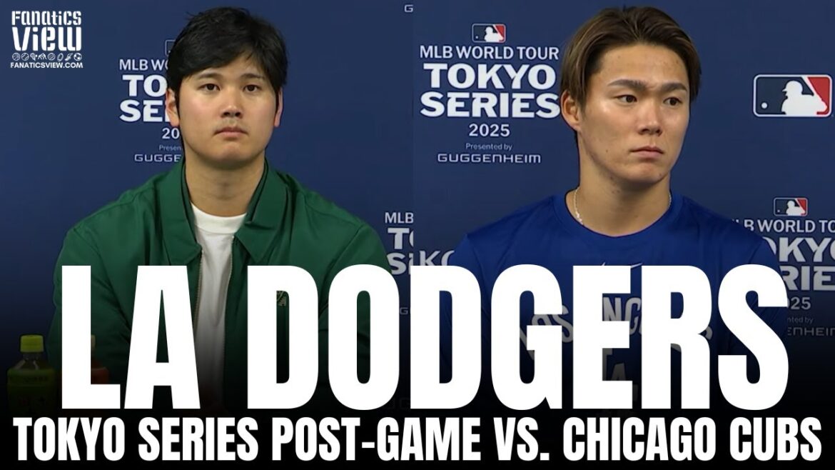 Shohei Ohtani & Yoshinobu Yamamoto récapitulez la journée d'ouverture des Dodgers contre Cubs, jouant au Japon