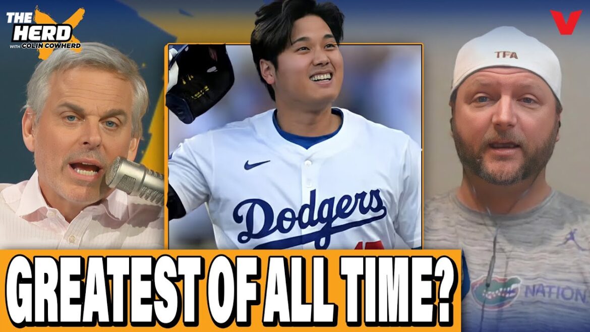 Colin Cowherd dit que Shohei Ohtani est le plus grand joueur de baseball de tous les temps | La réaction des Dodgers du troupeau