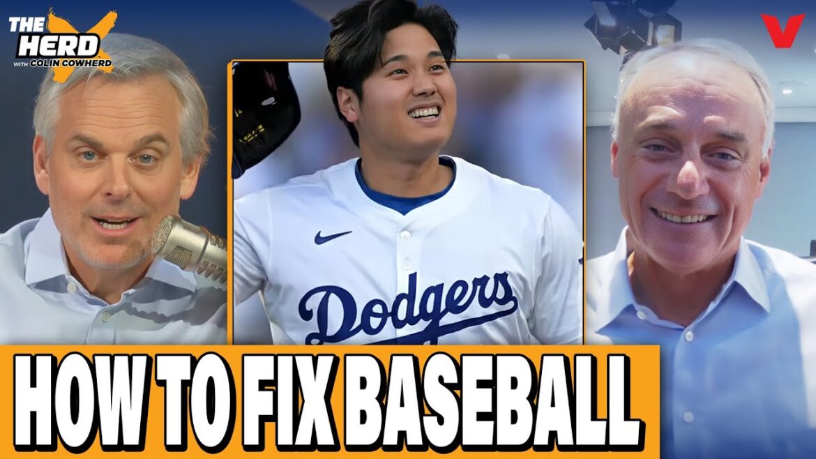 Rob Manfred de Colin Cowherd & MLB sur Shohei Ohtani & Dodgers, Fixing Baseball | Le troupeau