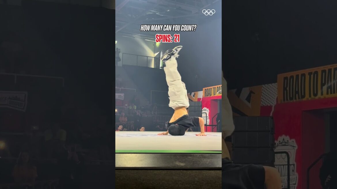 B-Boy HIRO10 broke the spin barrier at the #OlympicQualifierSeries in #Budapest2024. 🌪️😎