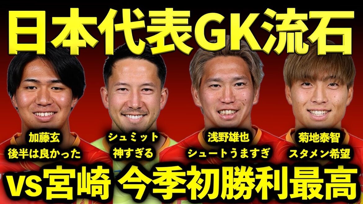 [Explication complète]Maintenant, tous les résultats sont. Une autre dimension Schmidt Asano x Kikuchi est très attendue !!! La possibilité de kato gen[Nagoya Grampus contre Tegebajaro Miyazaki]