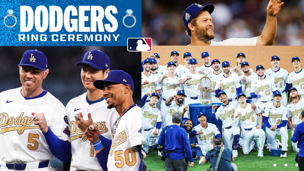 Cérémonie de la bague: Shohei Ohtani, Freddie Freeman, Clayton Kershaw, les Dodgers reçoivent 2024 World Series 💍!