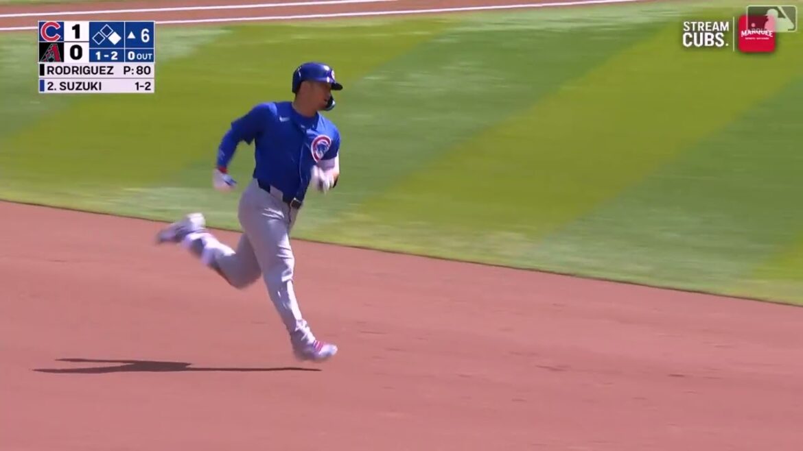 Le premier home run de Seiya Suzuki de 2025 Le premier home run de Seiya Suzuki de 2025