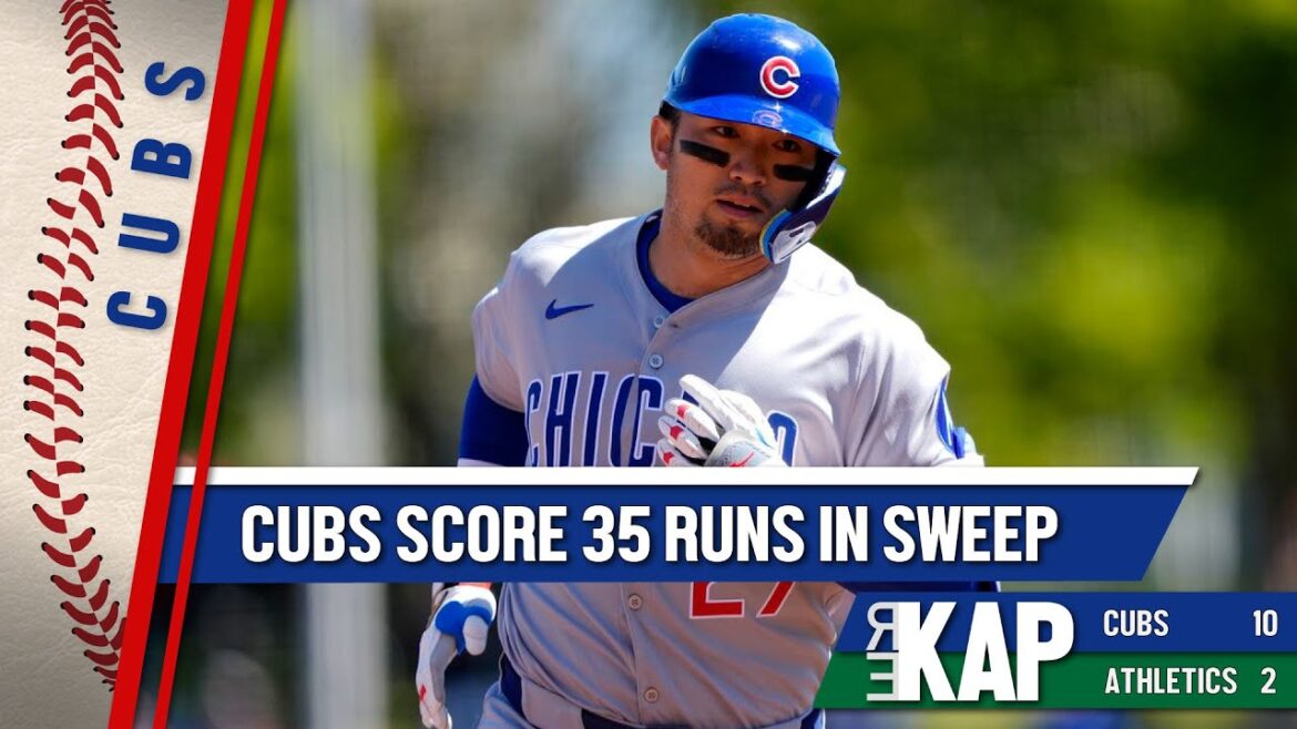 REKAP: ⚾️ Les Cubs de Chicago 10-2 visent l'athlétisme. Seiya Suzuki Homers deux fois, Cubs marque 35 points en 🧹🧹
