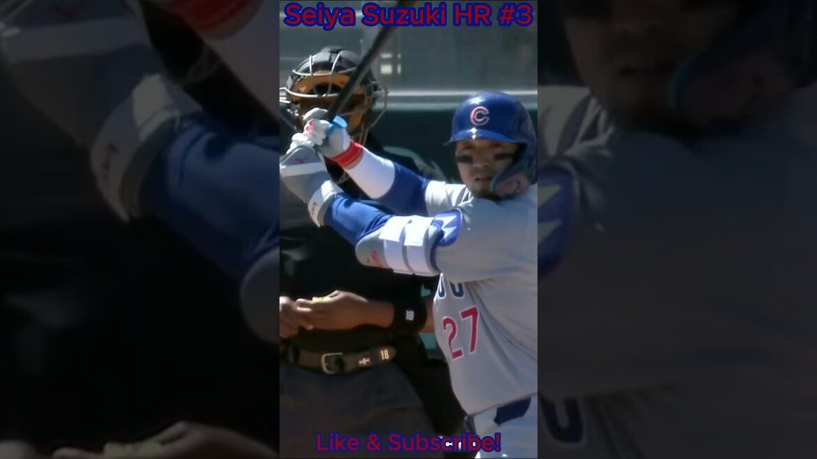 Seiya Suzuki frappe 2 circuits en un seul match! Seiya Suzuki frappe 2 circuits en un seul match!