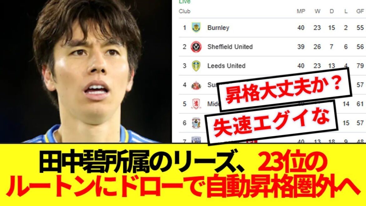 [Great Stall]Leeds, qui appartient à Tanaka Aoi, sort enfin de la première zone de promotion automatique ...