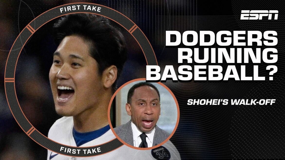 Stephen A.: Les Dodgers sont un «problème pour le baseball! 😳 Réagir à la marche de Shohei | Première prise Stephen A.: Les Dodgers sont un «problème pour le baseball! 😳 Réagir à la marche de Shohei | Première prise