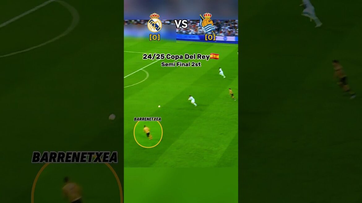 Real Madrid vs Real Sociedad 24/25 #soccer #football #copadelrey #realmadrid