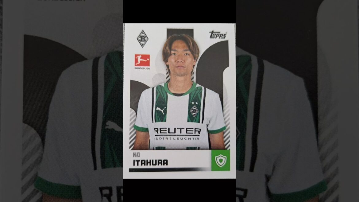 KO ITAKURA TOPPS Sticker Bundesliga 2024/25 Borussia Mönchengladbach #football