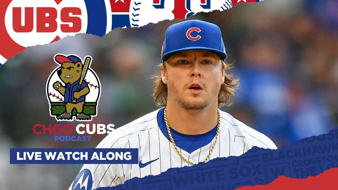 Justin Steele vs Rangers Live! Cubs Watch Party & Instant Reactions | Podcast Chgo Cubs