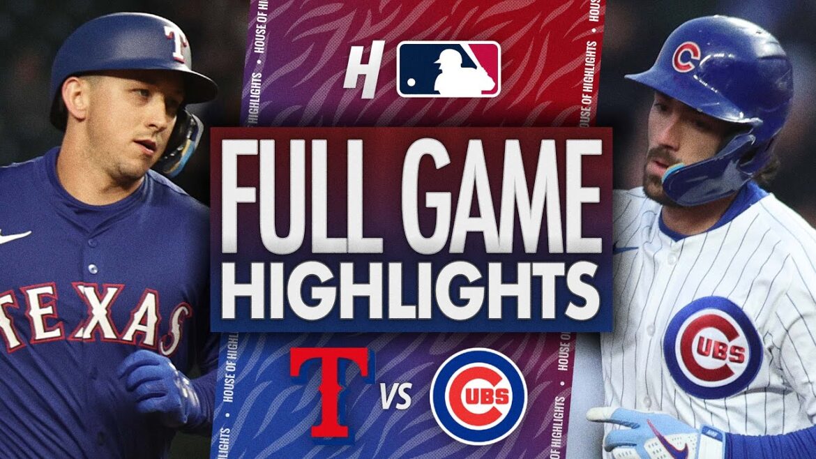 Texas Rangers vs Chicago Cubs - Full Game Faits saillants | 8 avril 2025 MLB Saison