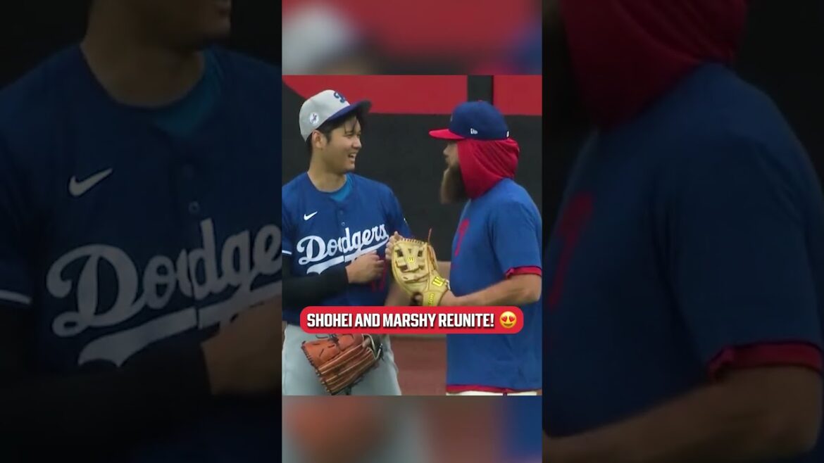 Toutes les blagues entre les anciens coéquipiers Shohei Ohtani et Brandon Marsh 😂 (🎥: @nbcsphilly) Toutes les blagues entre les anciens coéquipiers Shohei Ohtani et Brandon Marsh 😂 (🎥: @nbcsphilly)