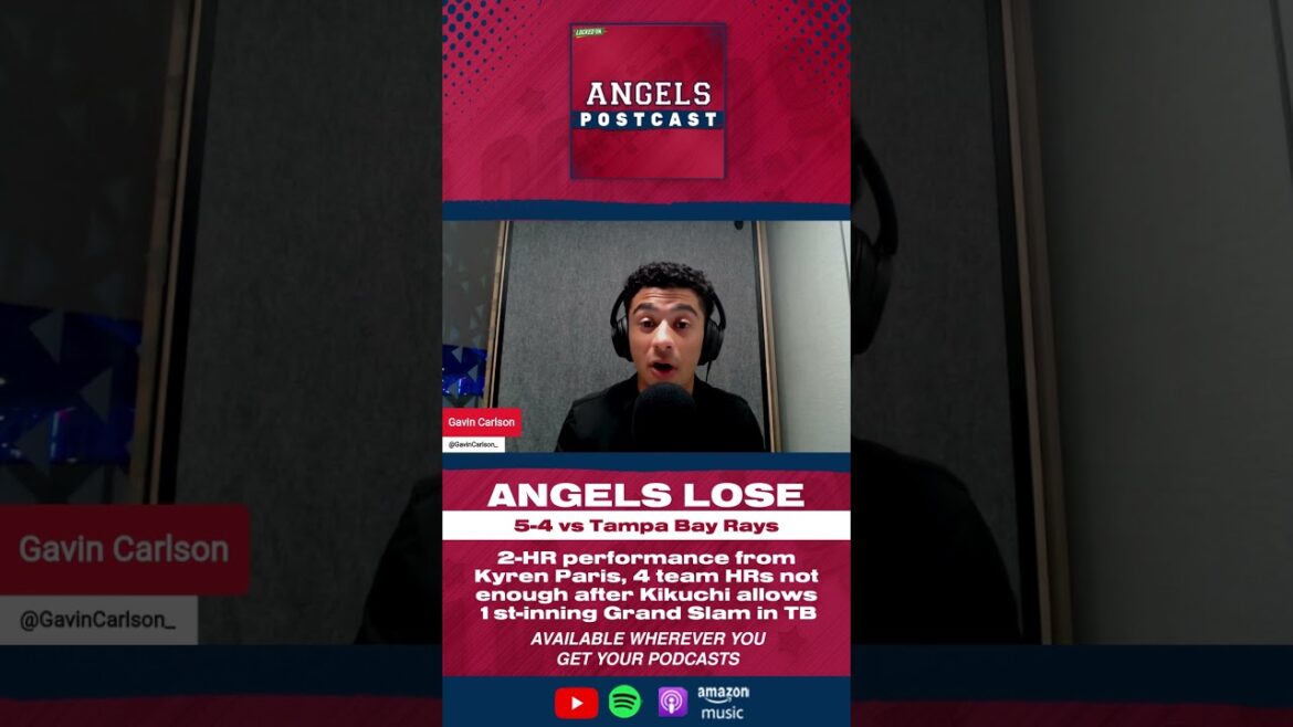 Les anges perdent 5-4 contre les rayons TB malgré 2 heures de Kyren Paris et 4 heures en tant qu'équipe #Angels #Rays #Paris