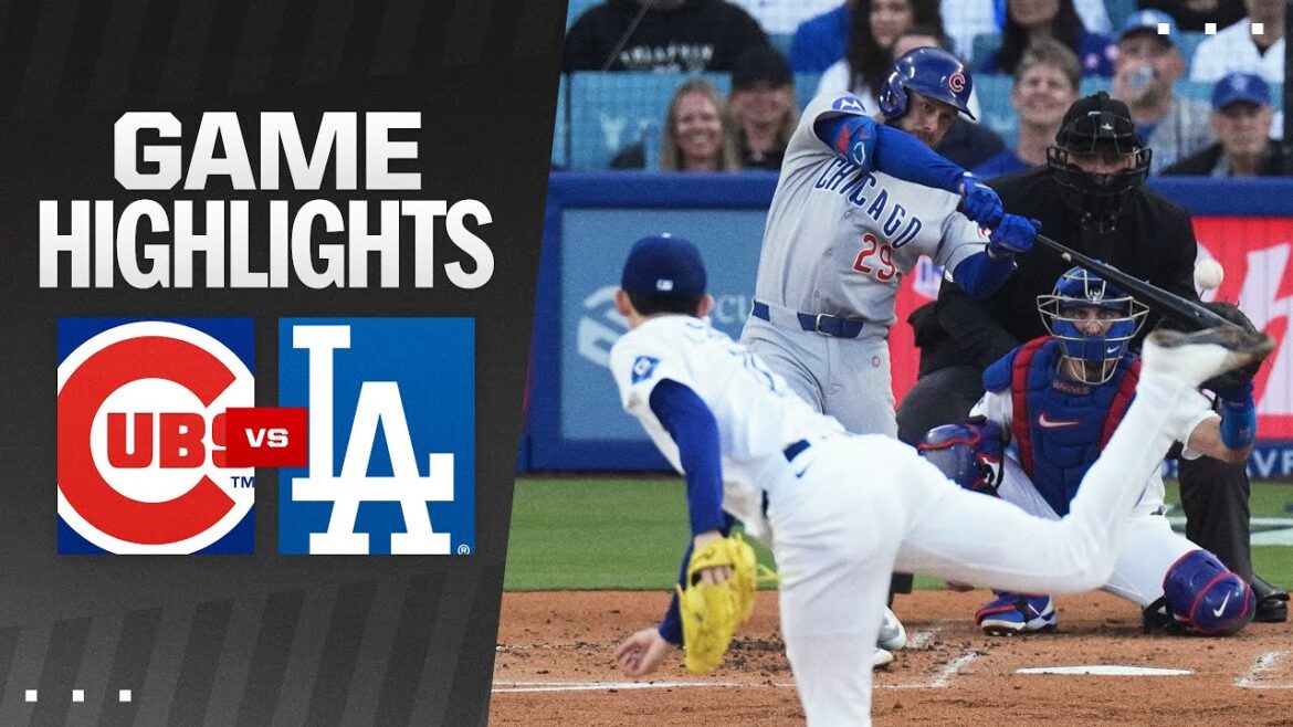 Cubs vs Highlights Dodgers (4/12/25) | Faits saillants MLB